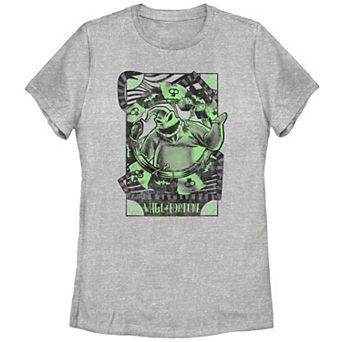 Disney's The Nightmare Before Christmas Oogie Boogie Wheel Of Fortune Juniors' Graphic Tee
