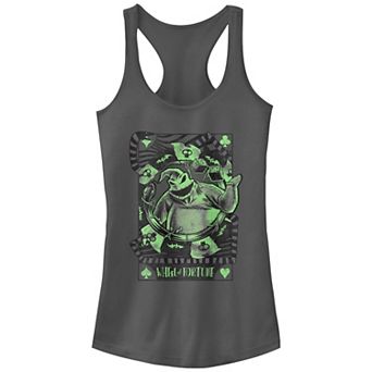 Disney's The Nightmare Before Christmas Oogie Boogie Wheel Of Fortune Juniors' Racerback Tank Top