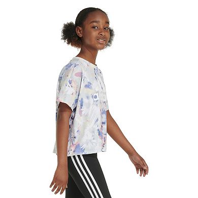 Girls 7-16 adidas Cropped Raglan Graphic Tee