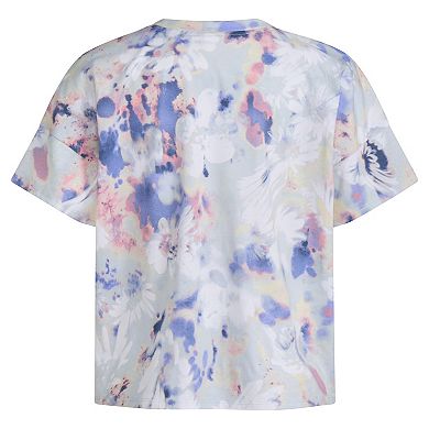 Girls 7-16 adidas Cropped Raglan Graphic Tee
