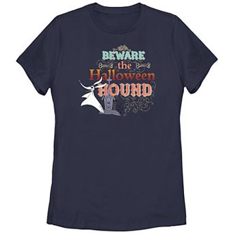 Disney's The Nightmare Before Christmas Zero Beware The Halloween Hound Juniors' Graphic Tee
