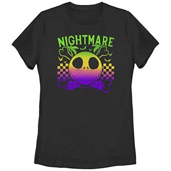 Disney's The Nightmare Before Christmas Juniors' Gradient Jack Graphic Tee