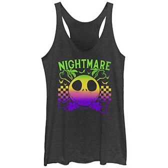 Disney's The Nightmare Before Christmas Jack Skellington Pirate Themed Juniors' Racerback Tank Top