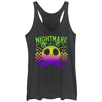 Disney's The Nightmare Before Christmas Jack Skellington Pirate Themed Juniors' Racerback Tank Top