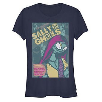 Disney's The Nightmare Before Christmas Sally And The Ghouls Fest Juniors' Fitted Graphic Tee