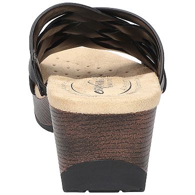 Easy Works by Easy Rosanna Women's Street Slip-Resistant Wedge Sandals