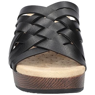 Easy Works by Easy Rosanna Women's Street Slip-Resistant Wedge Sandals