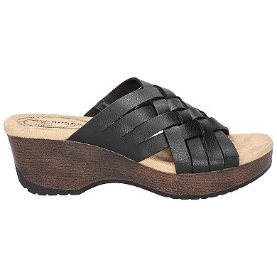 Easy Works by Easy Rosanna Women's Street Slip-Resistant Wedge Sandals