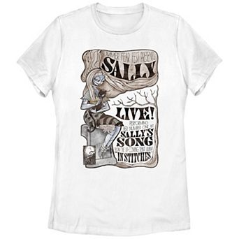 Disney's The Nightmare Before Christmas Sally At Summer Fear Fest Juniors' Graphic Tee