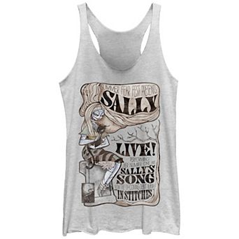 Disney's The Nightmare Before Christmas Juniors' Sally At Summer Fear Fest Racerback Tank Top