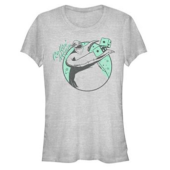 Disney's The Nightmare Before Christmas Oogie Bookie Rollin' Mean Juniors' Fitted Graphic Tee