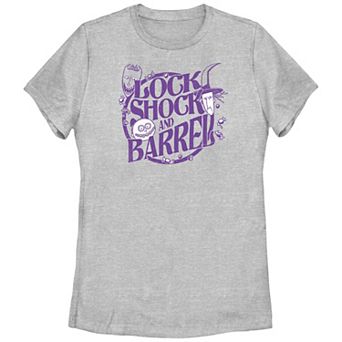 Disney's The Nightmare Before Christmas Lock Shock And Barrel Juniors' Graphic Tee