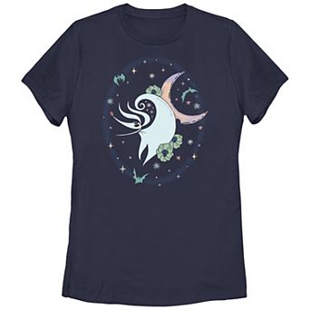 Disney's The Nightmare Before Christmas Zero Stars And Flowers Juniors' Graphic Tee