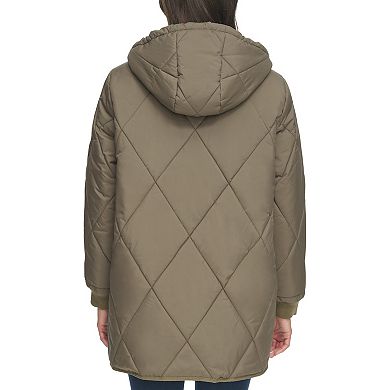 Women's Tommy Hilfiger Diamond Quilt Puffer Coat