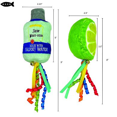 Meow 2-pack Tequila & Lime Slice Cat Toys