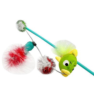 Meow Fishing Pole Teaser Toy