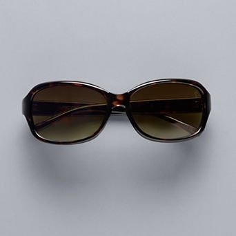 Women's Simply Vera Vera Wang Annika Rectangle Sunglasses