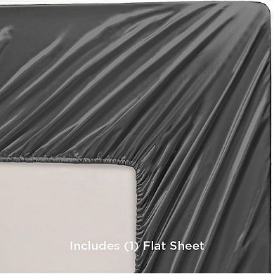 NIGHT Satin Washable Flat or Fitted Sheet