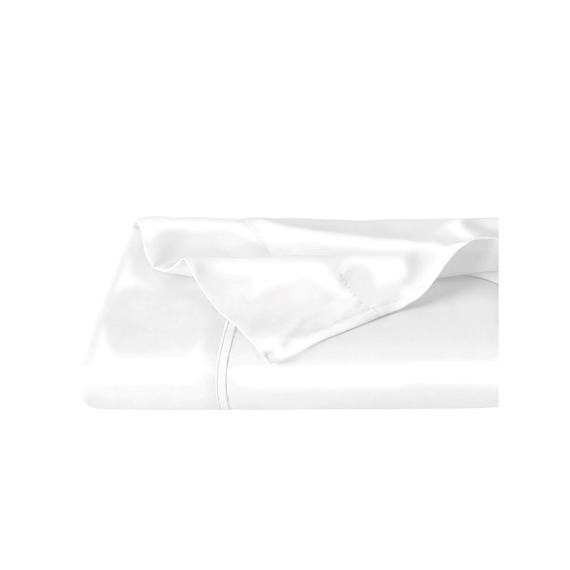 NIGHT® Satin Washable Flat or Fitted Sheet, White
