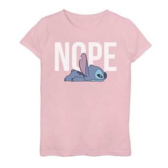 Girls Lilo & Stitch Nope Stitch Graphic Tee