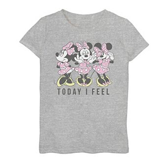 Girls Minnie Mouse Today I Feel Fabulous Graphic Tee