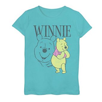 Girls Winnie The Pooh Curious Pose Graphic Tee