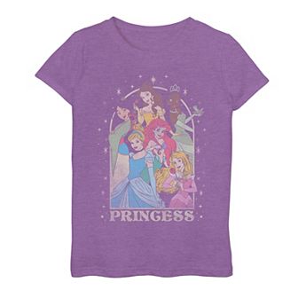 Girls Disney Princesses Arch Portrait Graphic Tee