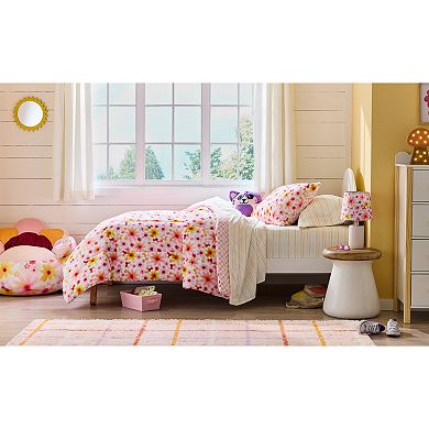 The Big One Kids™ Grace Floral Plush Reversible Comforter Set with Shams