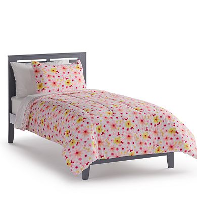 The Big One Kids™ Grace Floral Plush Reversible Comforter Set with Shams