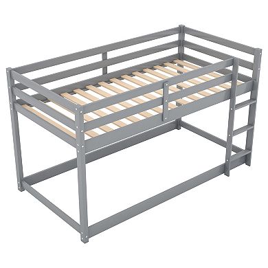 Merax Twin over Twin Bunk Bed with Ladder
