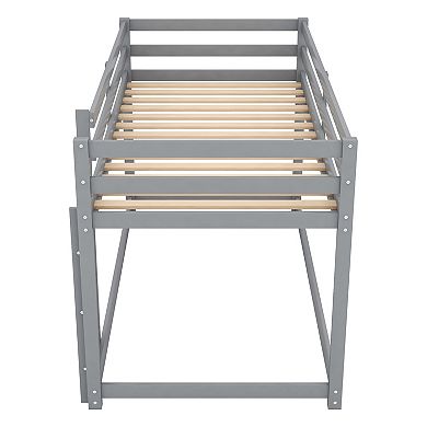 Merax Twin over Twin Bunk Bed with Ladder