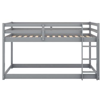 Merax Twin over Twin Bunk Bed with Ladder
