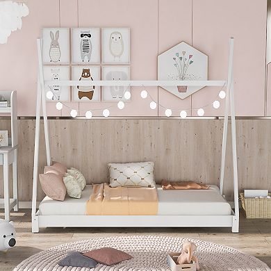 Merax Platform Bed with Triangle Structure