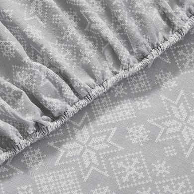 Bearpaw Fair Isle Cotton Flannel Sheet Set