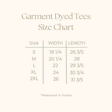 Simply Sage Market Tree and Mug Collage Garment Dyed Tee