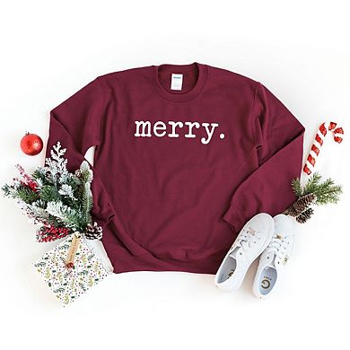 Merry Typewriter Sweatshirt