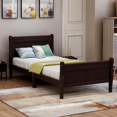 Merax Wood Platform Bed Frame