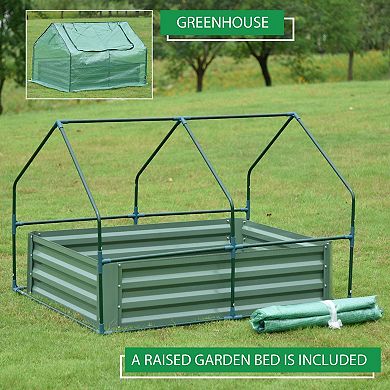 Aoodor Green Outdoor Mini Greenhouse Water Resistant Green