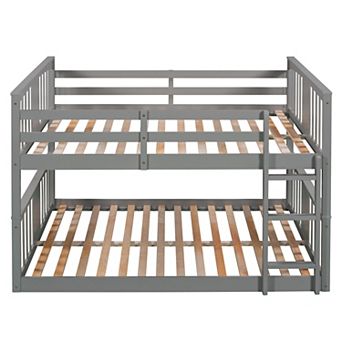 Merax Full Size Bunk Bed with Ladder