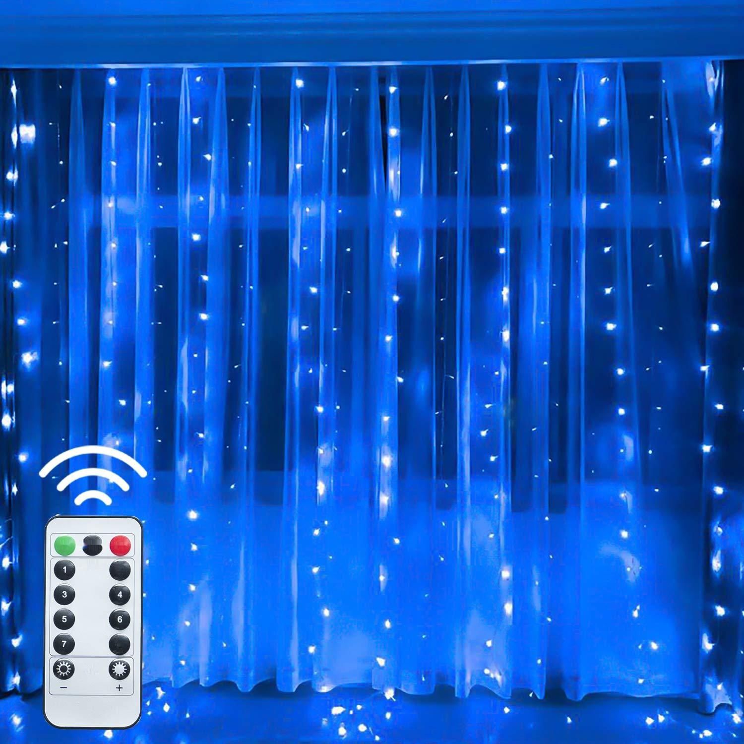 Twinkle Star LED Window Curtain String Light