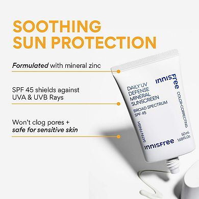 Daily UV Defense Mineral Sunscreen Broad Spectrum SPF 45