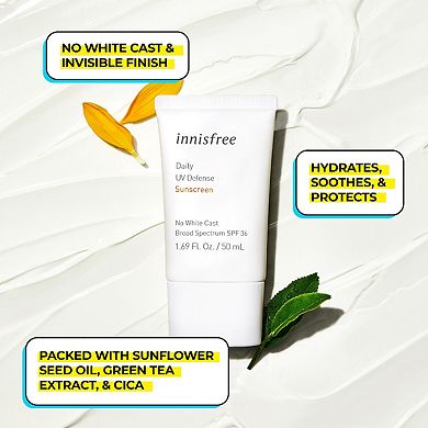 Daily UV Defense Invisible Broad Spectrum SPF 36 Sunscreen