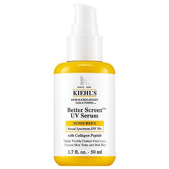 Kiehl's Since 1851 Better Screen UV Serum SPF 50+ Facial Sunscreen with Collagen Peptide