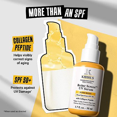 Better Screen UV Serum SPF 50+ Facial Sunscreen with Collagen Peptide