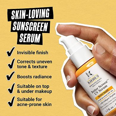 Better Screen UV Serum SPF 50+ Facial Sunscreen with Collagen Peptide