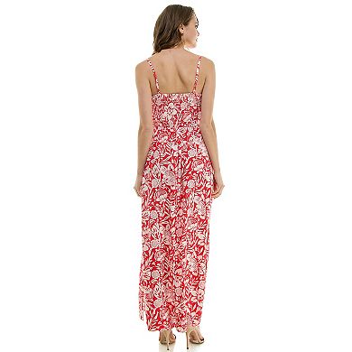 Juniors' Lily Rose Sleeveless Molded Cup Maxi Dress