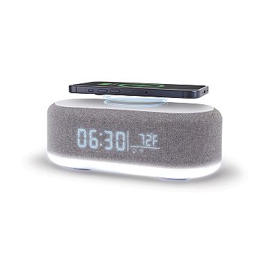 Connect Wireless Charging Alarm Clock Speaker