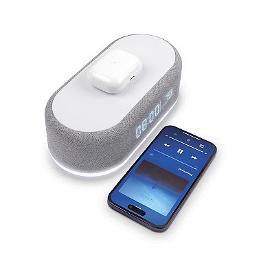 Connect Wireless Charging Alarm Clock Speaker