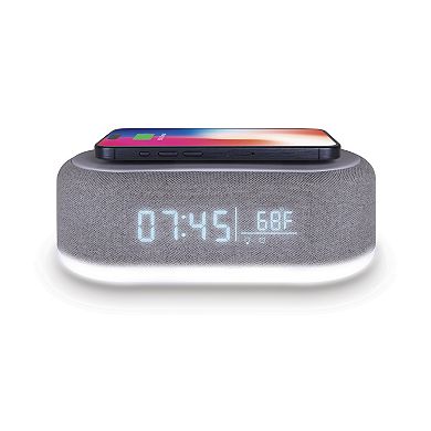 Connect Wireless Charging Alarm Clock Speaker