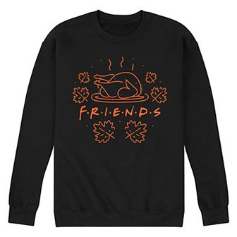 Men's Friends Logo With Turkey Fleece Sweatshirt